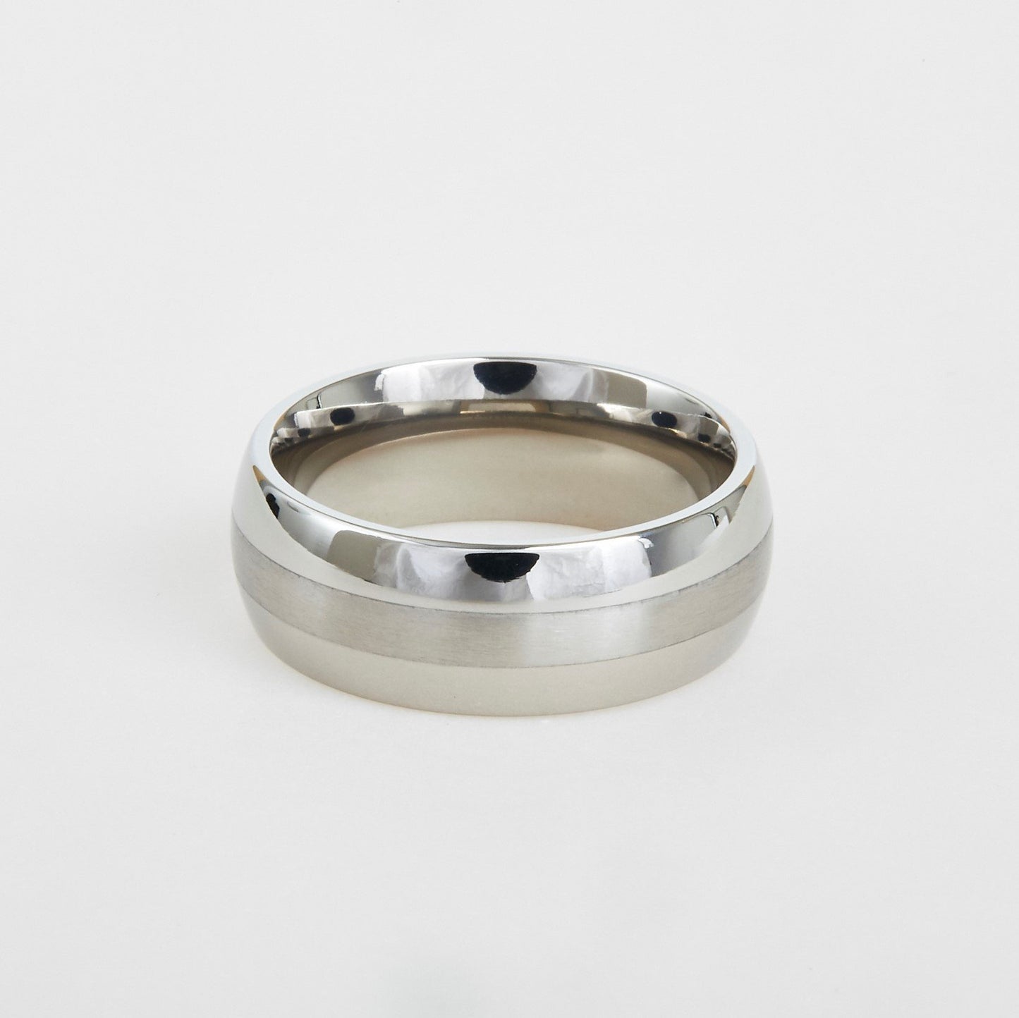 Titanium Satin Center 8mm