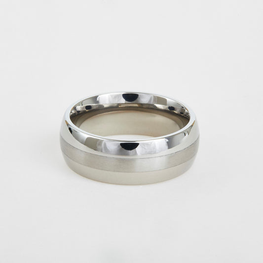 Titanium Satin Center 8mm