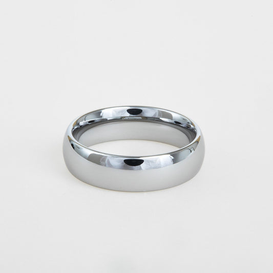 tungsten men's wedding band 6mm